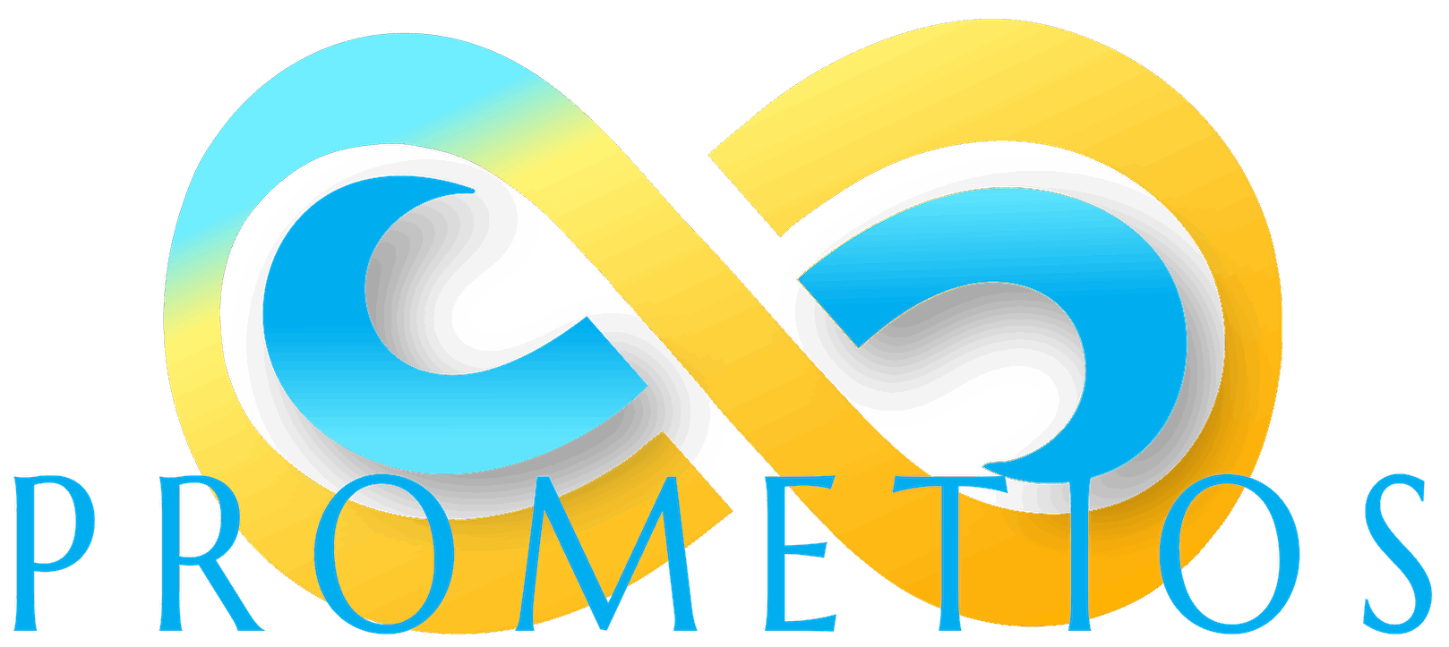 Prometios Logo - Gedraaide oneindigheid